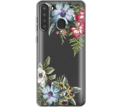Силіконовий чохол BoxFace Samsung A215 Galaxy A21 Floral (39761-cc54)