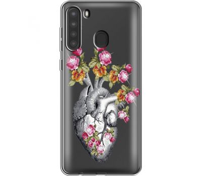 Силіконовий чохол BoxFace Samsung A215 Galaxy A21 Heart (939761-rs11)