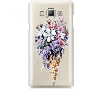 Силіконовий чохол BoxFace Samsung A700 Galaxy A7 Ice Cream Flowers (935961-rs17)