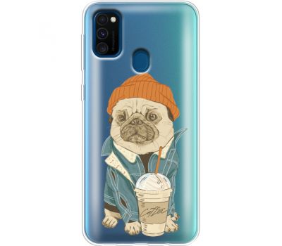 Силіконовий чохол BoxFace Samsung M307 Galaxy M30s Dog Coffeeman (38210-cc70)