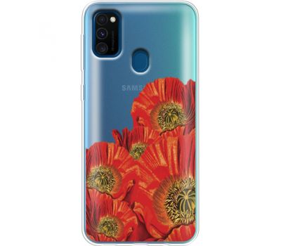 Силіконовий чохол BoxFace Samsung M307 Galaxy M30s Red Poppies (38210-cc44)