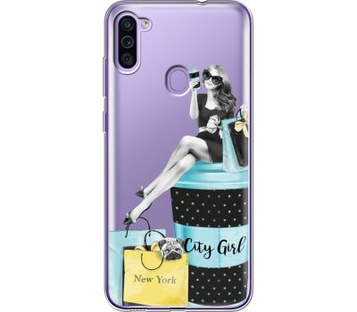 Силіконовий чохол BoxFace Samsung M115 Galaxy M11 City Girl (39781-cc56)