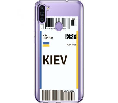 Силіконовий чохол BoxFace Samsung M115 Galaxy M11 Ticket Kiev (39781-cc88)