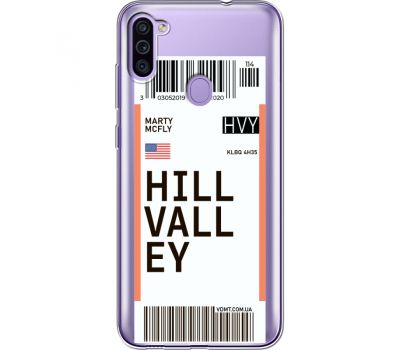 Силіконовий чохол BoxFace Samsung M115 Galaxy M11 Ticket Hill Valley (39781-cc94)