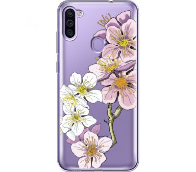 Силіконовий чохол BoxFace Samsung M115 Galaxy M11 Cherry Blossom (39781-cc4)