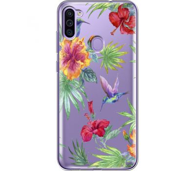 Силіконовий чохол BoxFace Samsung M115 Galaxy M11 Tropical (39781-cc25)