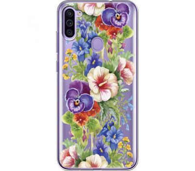 Силіконовий чохол BoxFace Samsung M115 Galaxy M11 Summer Flowers (39781-cc34)