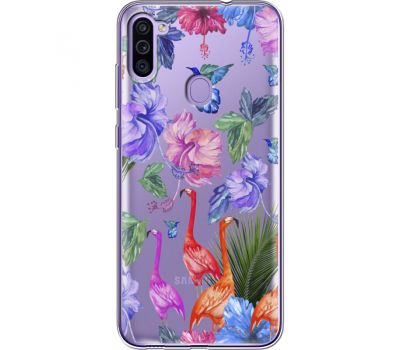 Силіконовий чохол BoxFace Samsung M115 Galaxy M11 Flamingo (39781-cc40)