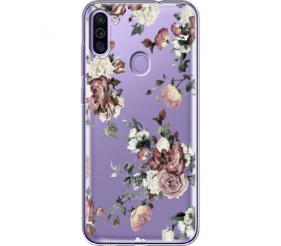 Силіконовий чохол BoxFace Samsung M115 Galaxy M11 Roses (39781-cc41)