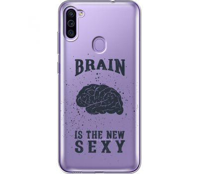 Силіконовий чохол BoxFace Samsung M115 Galaxy M11 Sexy Brain (39781-cc47)