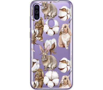 Силіконовий чохол BoxFace Samsung M115 Galaxy M11 Cotton and Rabbits (39781-cc49)