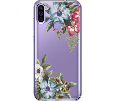 Силіконовий чохол BoxFace Samsung M115 Galaxy M11 Floral (39781-cc54)