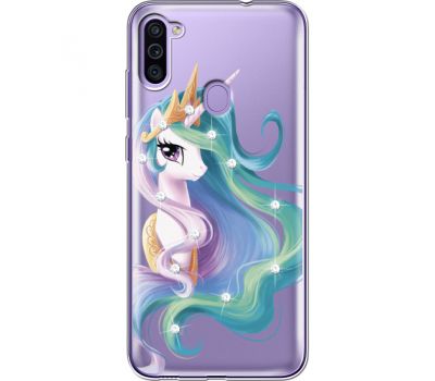 Силіконовий чохол BoxFace Samsung M115 Galaxy M11 Unicorn Queen (939781-rs3)