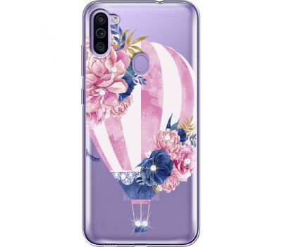 Силіконовий чохол BoxFace Samsung M115 Galaxy M11 Pink Air Baloon (939781-rs6)