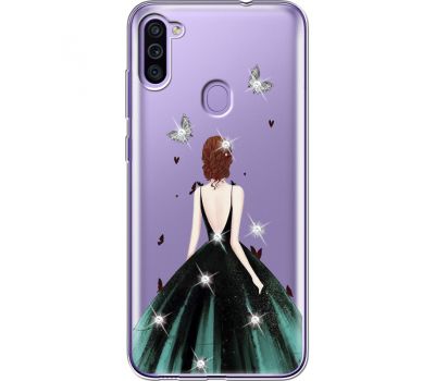 Силіконовий чохол BoxFace Samsung M115 Galaxy M11 Girl in the green dress (939781-rs13)