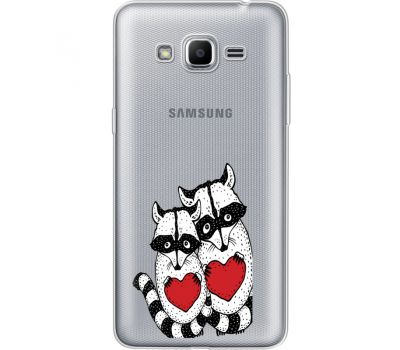 Силіконовий чохол BoxFace Samsung J2 Prime Raccoons in love (35053-cc29)