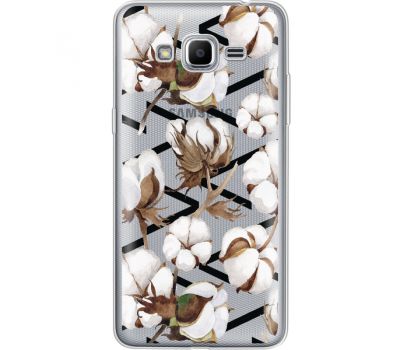 Силіконовий чохол BoxFace Samsung J2 Prime Cotton flowers (35053-cc50)