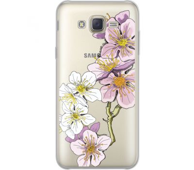 Силіконовий чохол BoxFace Samsung J701 Galaxy J7 Neo Duos Cherry Blossom (35624-cc4)