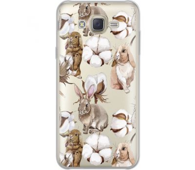 Силіконовий чохол BoxFace Samsung J701 Galaxy J7 Neo Duos Cotton and Rabbits (35624-cc49)