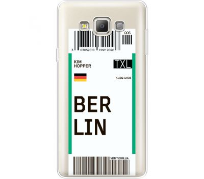 Силіконовий чохол BoxFace Samsung A700 Galaxy A7 Ticket Berrlin (35961-cc80)