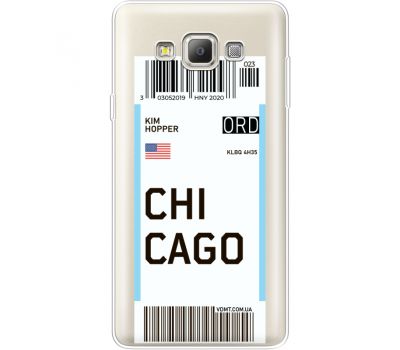 Силіконовий чохол BoxFace Samsung A700 Galaxy A7 Ticket Chicago (35961-cc82)