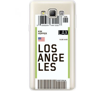 Силіконовий чохол BoxFace Samsung A700 Galaxy A7 Ticket Los Angeles (35961-cc85)