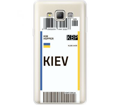 Силіконовий чохол BoxFace Samsung A700 Galaxy A7 Ticket Kiev (35961-cc88)