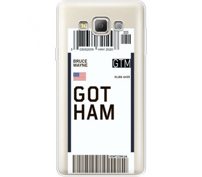 Силіконовий чохол BoxFace Samsung A700 Galaxy A7 Ticket Gotham (35961-cc92)