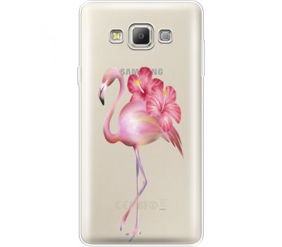 Силіконовий чохол BoxFace Samsung A700 Galaxy A7 Floral Flamingo (35961-cc12)