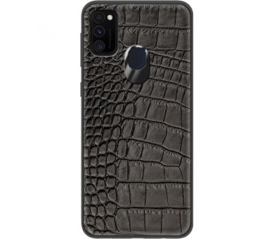 Шкіряний чохол BoxFace Samsung M307 Galaxy M30s Crocodile Black (39828-lc4)