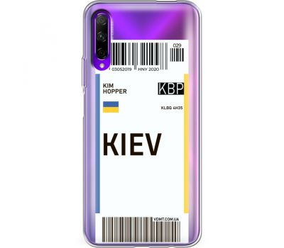Силіконовий чохол BoxFace Huawei Honor 9X Pro Ticket Kiev (38068-cc88)