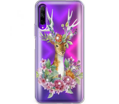 Силіконовий чохол BoxFace Huawei Honor 9X Pro Deer with flowers (938068-rs5)