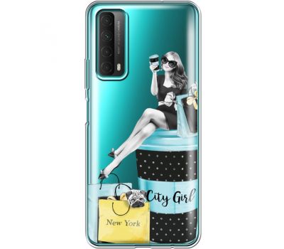 Силіконовий чохол BoxFace Huawei P Smart 2021 City Girl (41134-cc56)