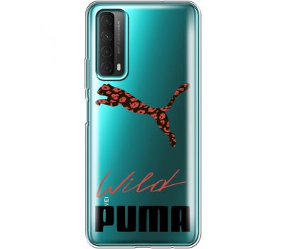 Силіконовий чохол BoxFace Huawei P Smart 2021 Wild Cat (41134-cc66)