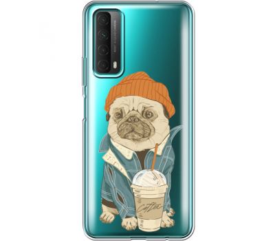 Силіконовий чохол BoxFace Huawei P Smart 2021 Dog Coffeeman (41134-cc70)