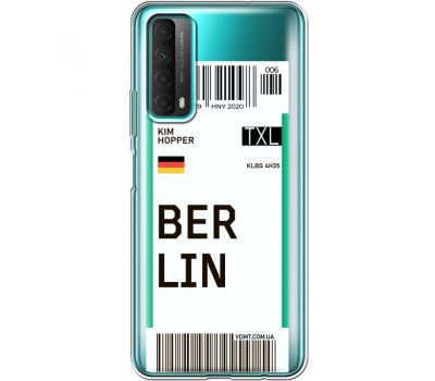 Силіконовий чохол BoxFace Huawei P Smart 2021 Ticket Berrlin (41134-cc80)