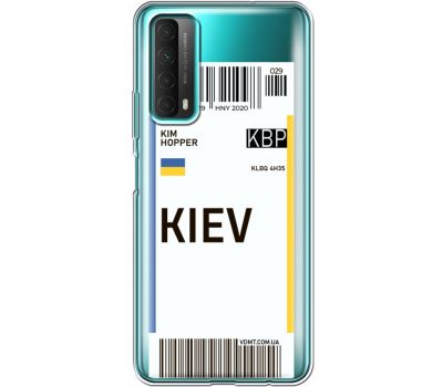 Силіконовий чохол BoxFace Huawei P Smart 2021 Ticket Kiev (41134-cc88)