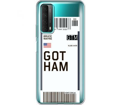 Силіконовий чохол BoxFace Huawei P Smart 2021 Ticket Gotham (41134-cc92)