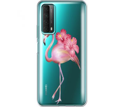 Силіконовий чохол BoxFace Huawei P Smart 2021 Floral Flamingo (41134-cc12)
