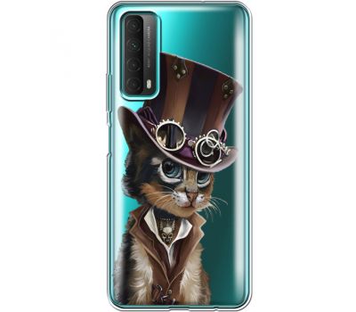 Силіконовий чохол BoxFace Huawei P Smart 2021 Steampunk Cat (41134-cc39)