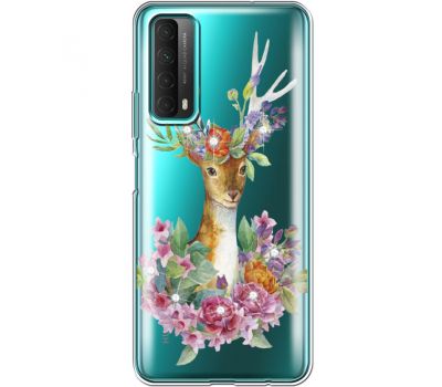 Силіконовий чохол BoxFace Huawei P Smart 2021 Deer with flowers (941134-rs5)