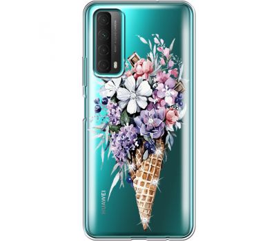 Силіконовий чохол BoxFace Huawei P Smart 2021 Ice Cream Flowers (941134-rs17)