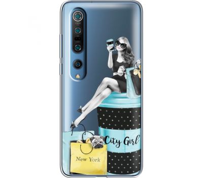 Силіконовий чохол BoxFace Xiaomi Mi 10 Pro City Girl (39442-cc56)
