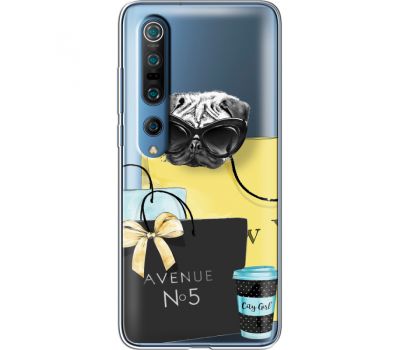 Силіконовий чохол BoxFace Xiaomi Mi 10 Pro Fashion Pug (39442-cc55)