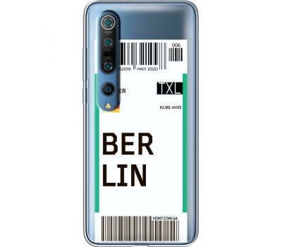 Силіконовий чохол BoxFace Xiaomi Mi 10 Pro Ticket Berrlin (39442-cc80)