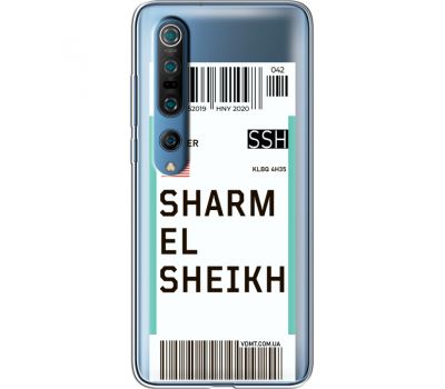 Силіконовий чохол BoxFace Xiaomi Mi 10 Pro Ticket Sharmel Sheikh (39442-cc90)