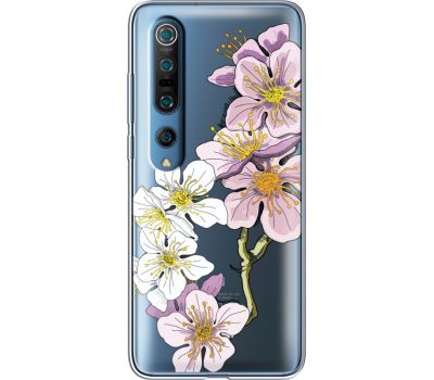 Силіконовий чохол BoxFace Xiaomi Mi 10 Pro Cherry Blossom (39442-cc4)