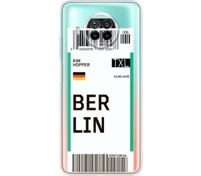 Силіконовий чохол BoxFace Xiaomi Mi 10T Lite Ticket Berrlin (41070-cc80)