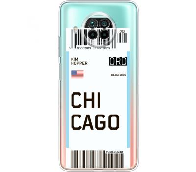 Силіконовий чохол BoxFace Xiaomi Mi 10T Lite Ticket Chicago (41070-cc82)