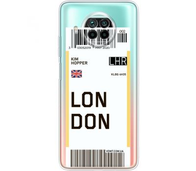 Силіконовий чохол BoxFace Xiaomi Mi 10T Lite Ticket London (41070-cc83)